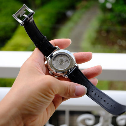 [Operational] Skeleton Automatic Watch Black