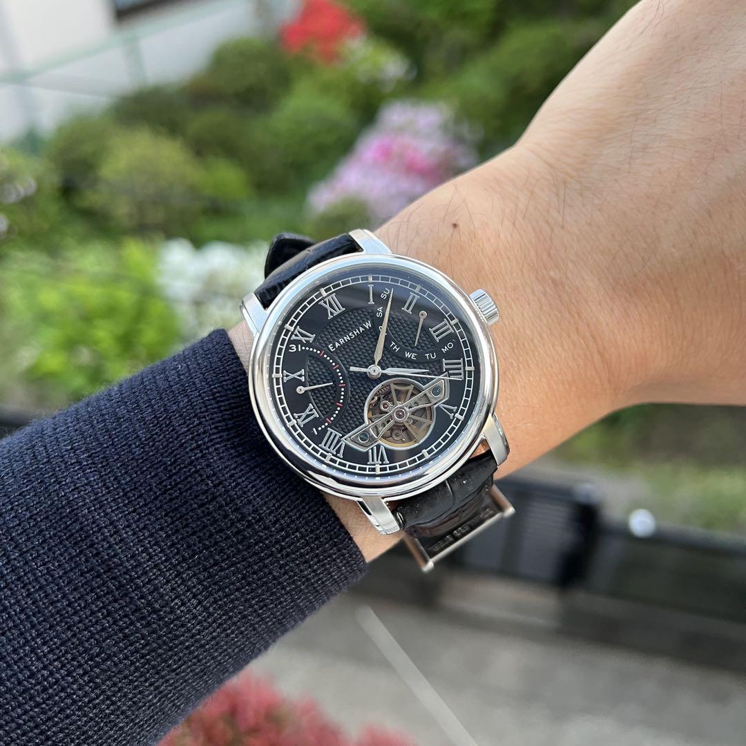 [Operational] Skeleton Automatic Watch Black