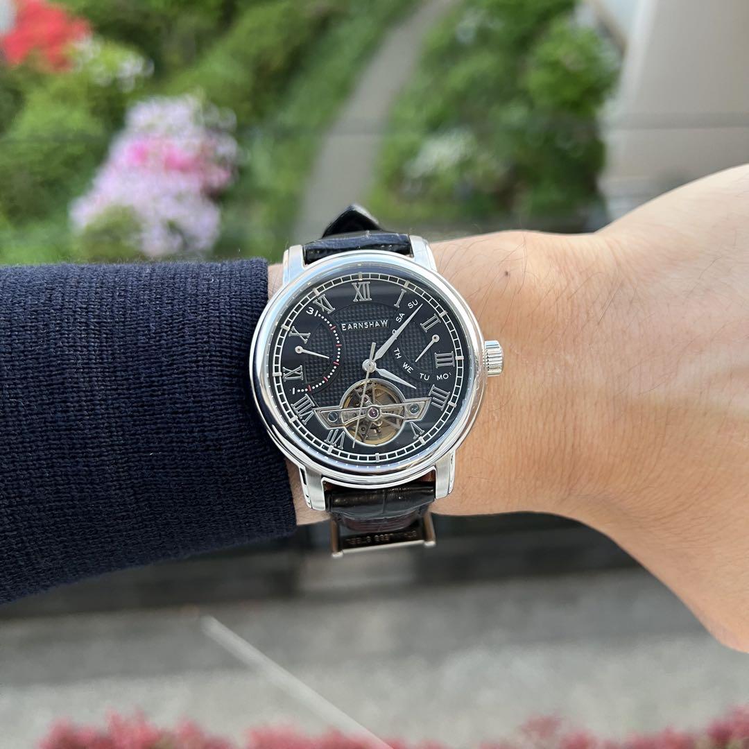 [Operational] Skeleton Automatic Watch Black