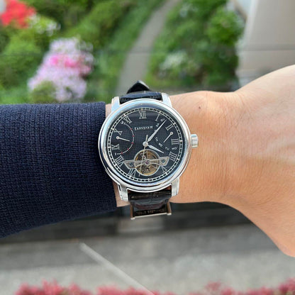 [Operational] Skeleton Automatic Watch Black