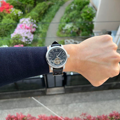 [Operational] Skeleton Automatic Watch Black