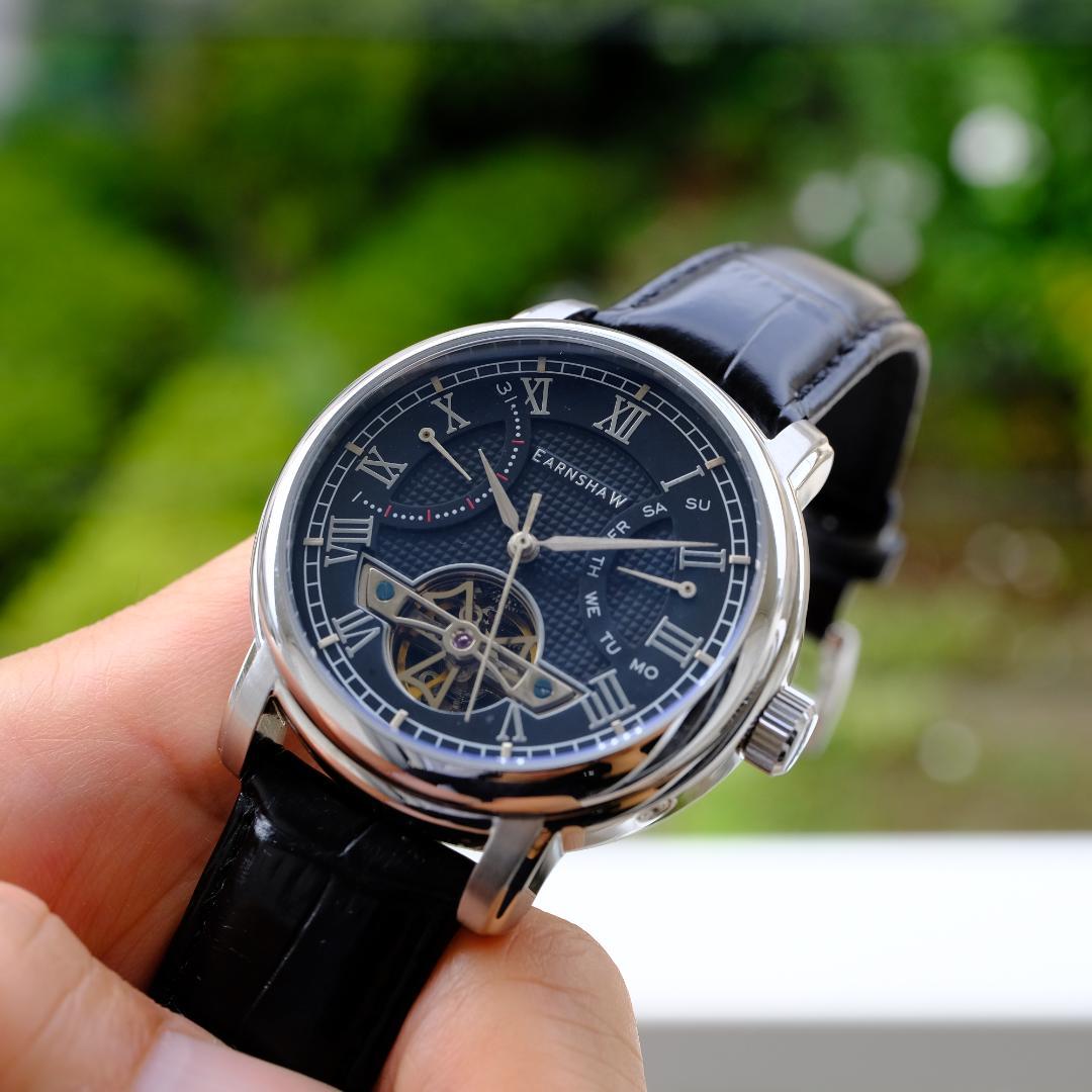 [Operational] Skeleton Automatic Watch Black