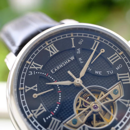 [Operational] Skeleton Automatic Watch Black