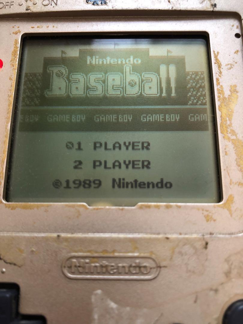 Baseball Game Boy Software