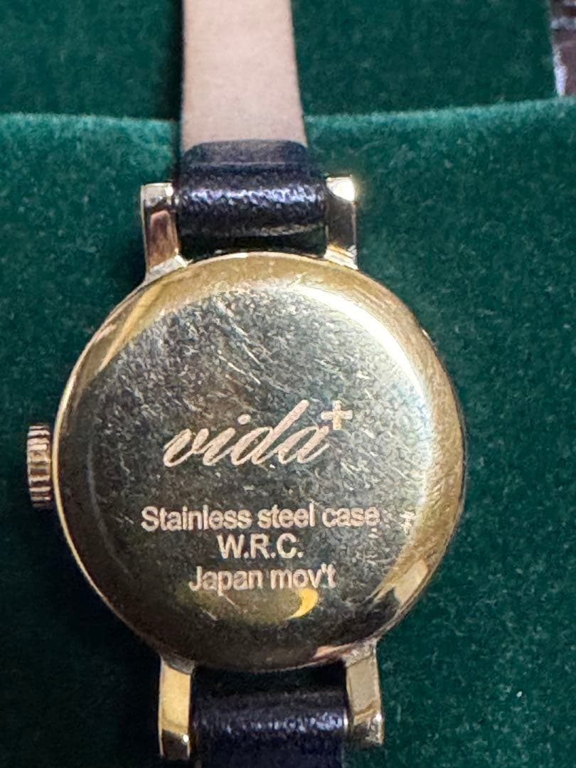 vida+ Quartz Watch Black Face