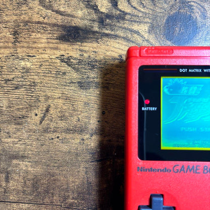[Good Condition] Game Boy 1st Generation Console Game Boy Original Nintendo Red