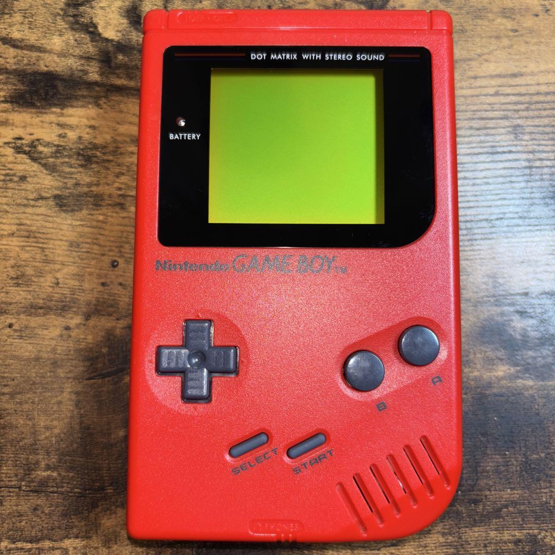 [Good Condition] Game Boy 1st Generation Console Game Boy Original Nintendo Red