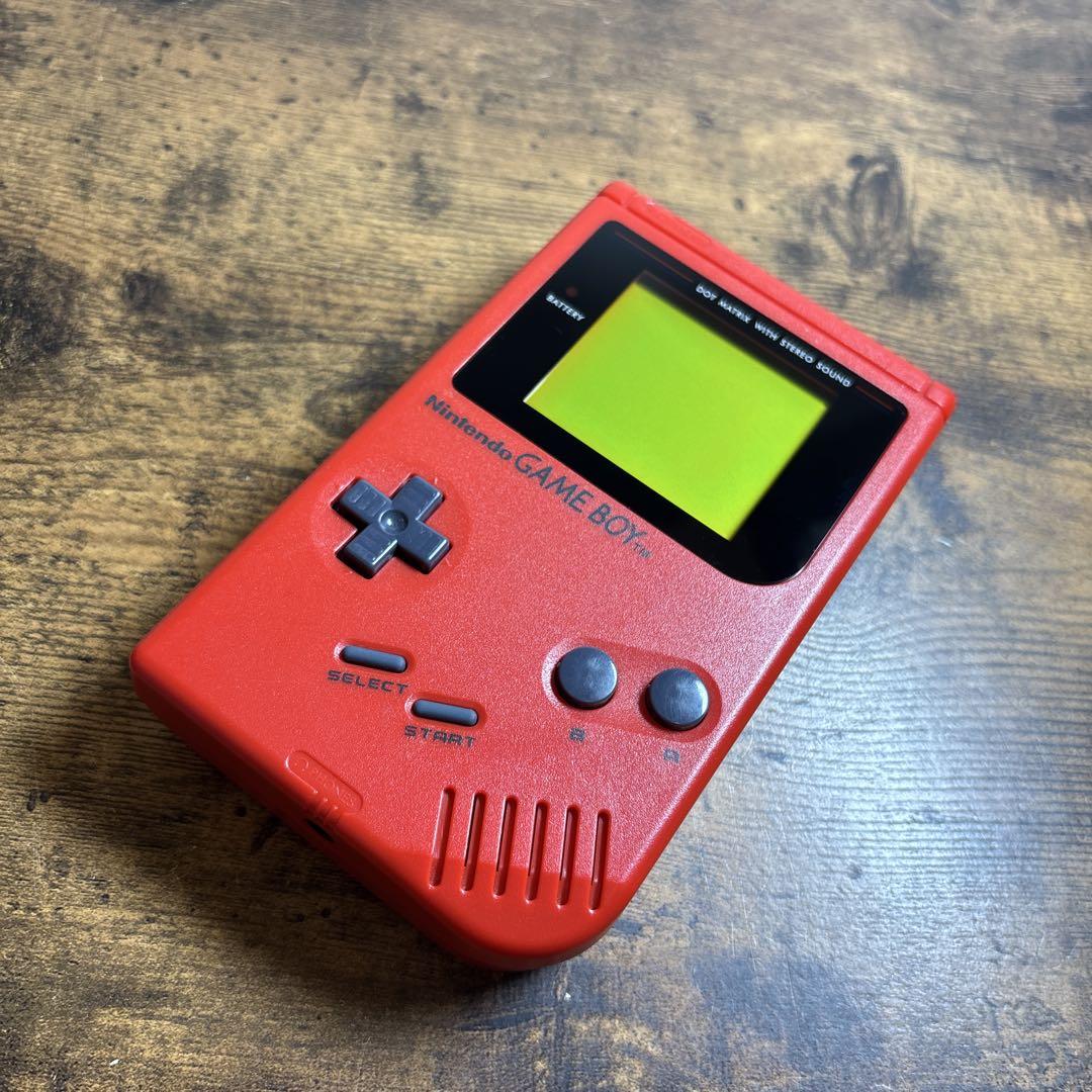 [Good Condition] Game Boy 1st Generation Console Game Boy Original Nintendo Red