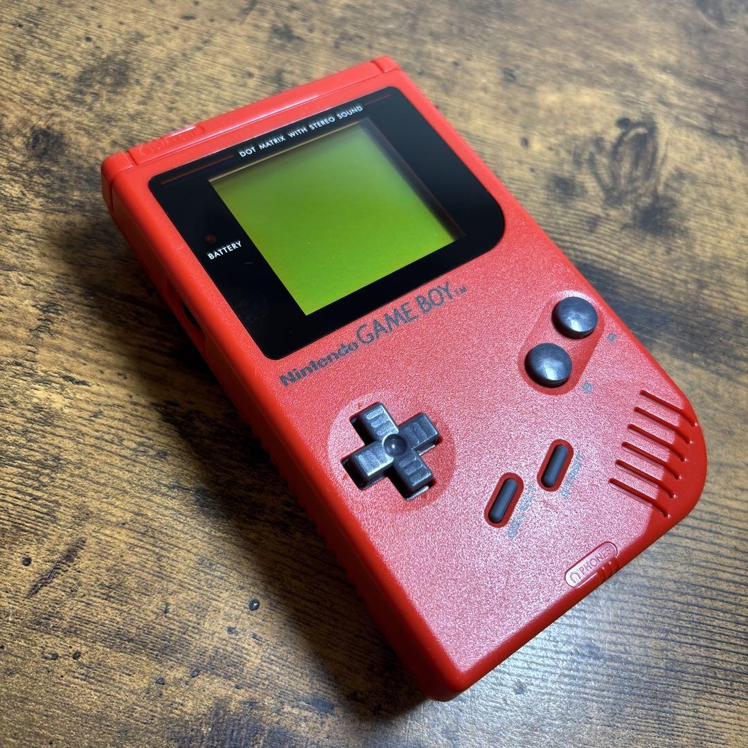 [Good Condition] Game Boy 1st Generation Console Game Boy Original Nintendo Red