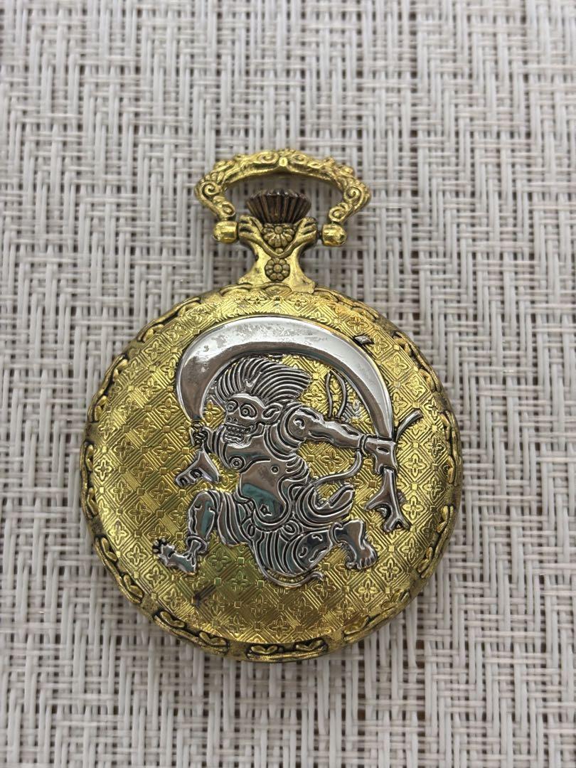 Operational Product Fūjin, Gold Pocket Watch Design Japan Movement
