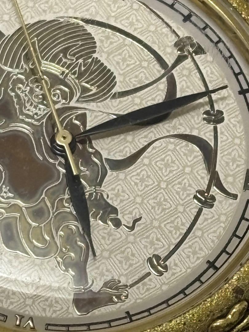 Operational Product Fūjin, Gold Pocket Watch Design Japan Movement