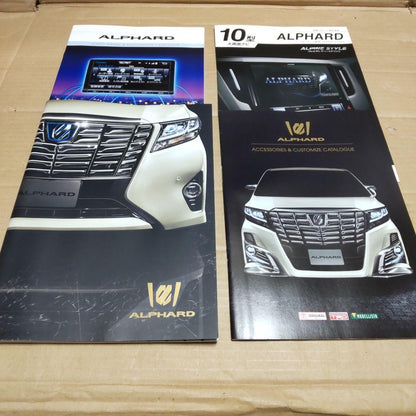 Toyota 30 ALPHARD New Car Catalogue  Accessory Catalogue