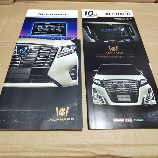 Toyota 30 ALPHARD New Car Catalogue  Accessory Catalogue
