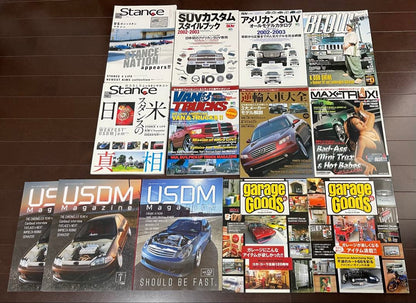 Mint Condition 13-Book Set USDM Imported SUV Garage Stance Tracking