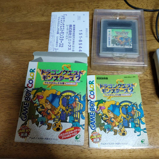 "Dragon Quest Monsters 2" Game Boy Color Cartridge
