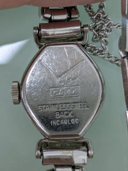 CAMY Wound Watch 21JEWELS Stainless Steel