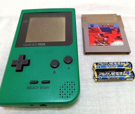 GAME BOY pocket Green Tetris Edition