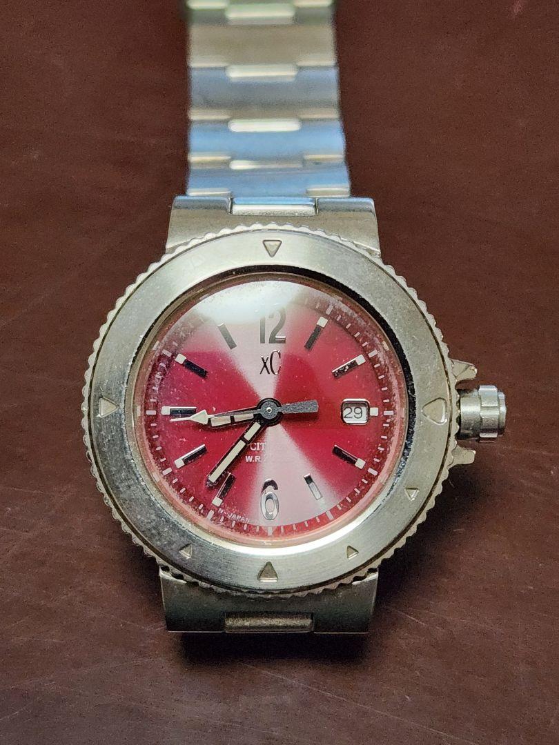 [In Operation] CITIZEN Eco-Drive XC Cross Sea Ladies Watch Red