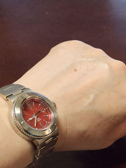 [In Operation] CITIZEN Eco-Drive XC Cross Sea Ladies Watch Red