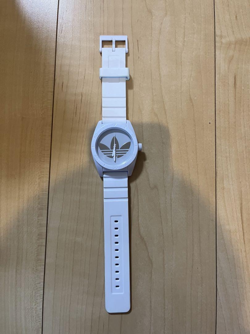 Adidas Watch White Silver