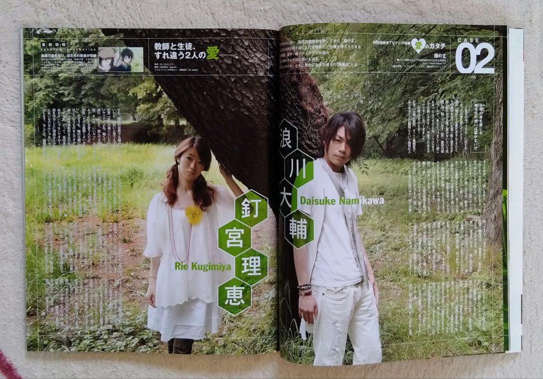 Voice Actress Anime Magazine 2008 August Aya Uchida Aoi Tominaga KENN Aya Hirano