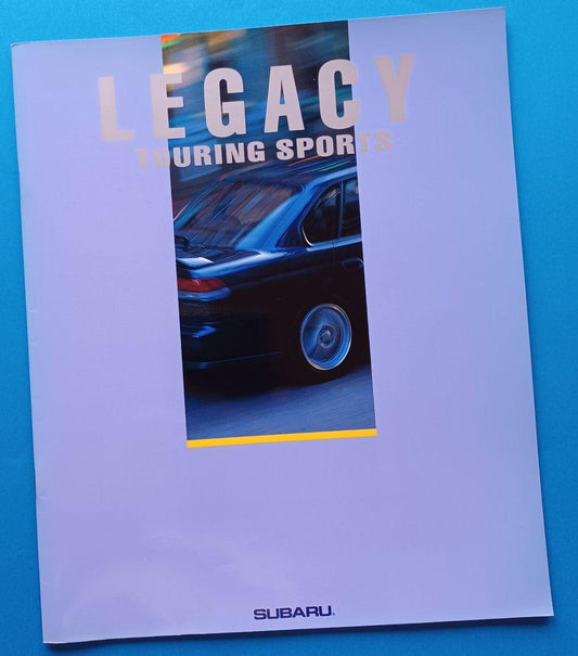 【Super Fine 1990】Subaru Legacy 2nd Generation BD Type Initial Release Sedan Catalog