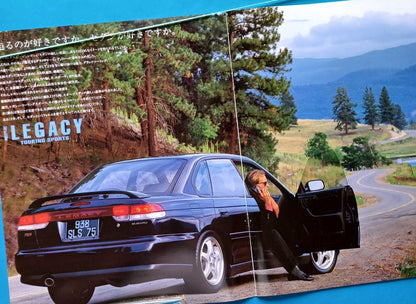 【Super Fine 1990】Subaru Legacy 2nd Generation BD Type Initial Release Sedan Catalog