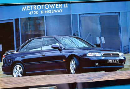 【Super Fine 1990】Subaru Legacy 2nd Generation BD Type Initial Release Sedan Catalog