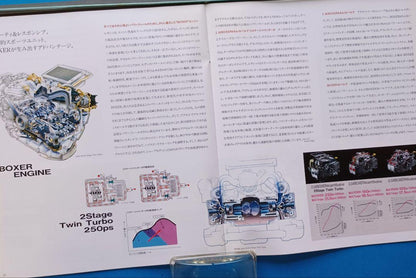 【Super Fine 1990】Subaru Legacy 2nd Generation BD Type Initial Release Sedan Catalog