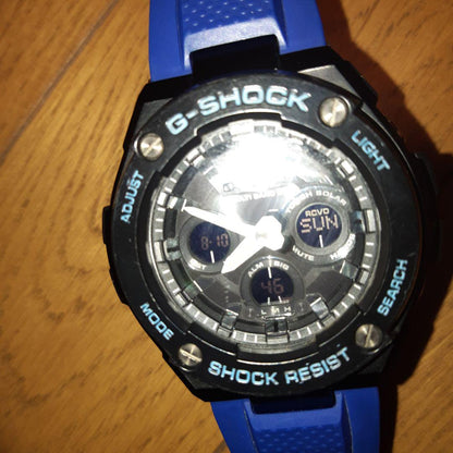Limited Model Blue Engraved Belt CASIO G-SHOCK GST-W300G