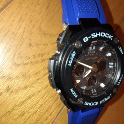 Limited Model Blue Engraved Belt CASIO G-SHOCK GST-W300G