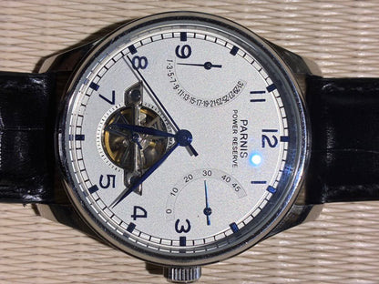 PARNIS Power Reserve Display, Retrograde Calendar