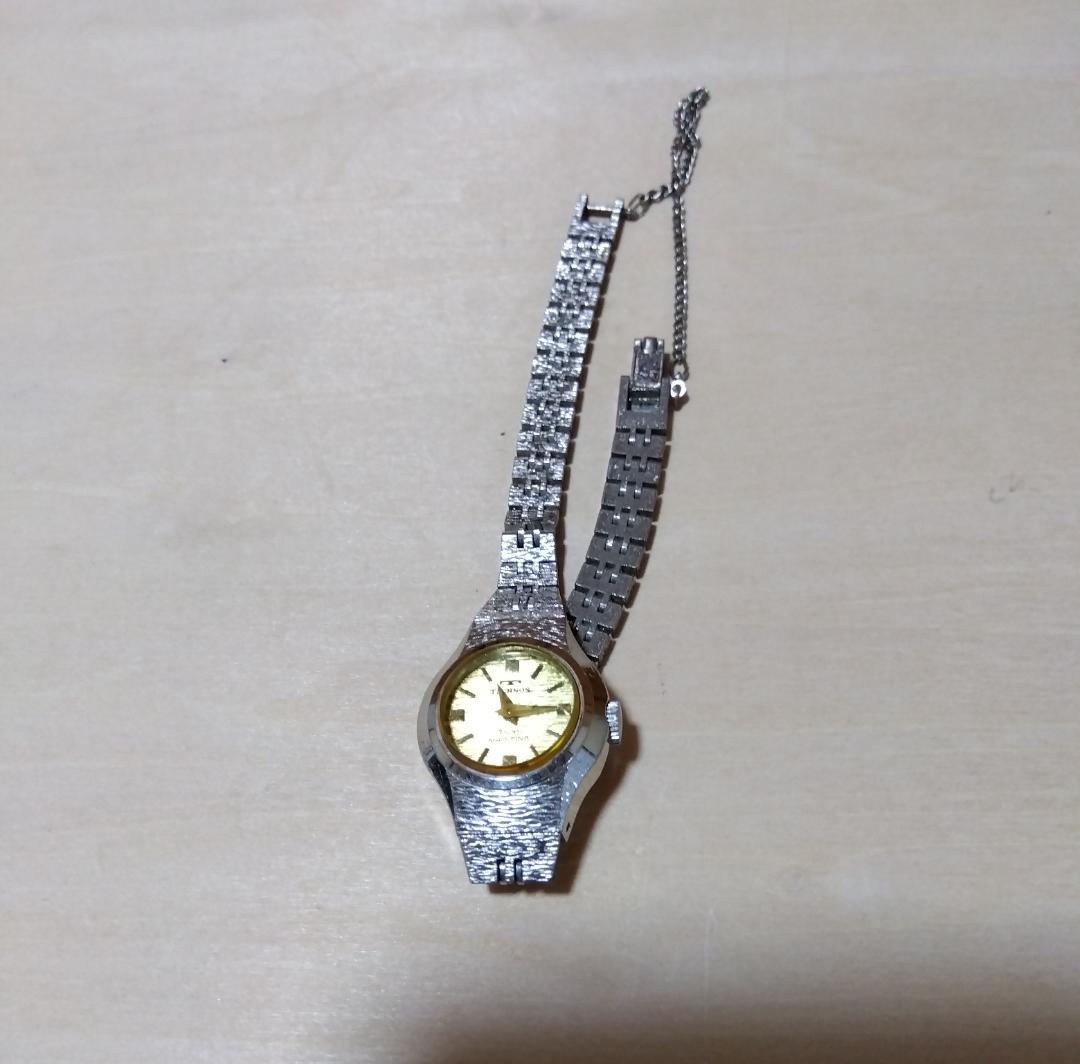 TECHNOS Jewel MADONNA Winding Analog Watch Silver/Gold