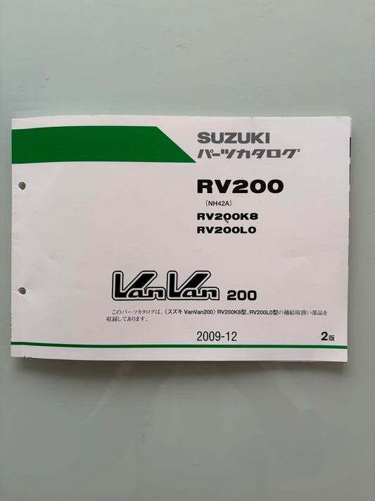 Suzuki VanVan200 / RV200 Parts Catalog