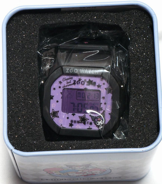 Kuromi Digital Watch, Sanrio, Black, Overseas Brand