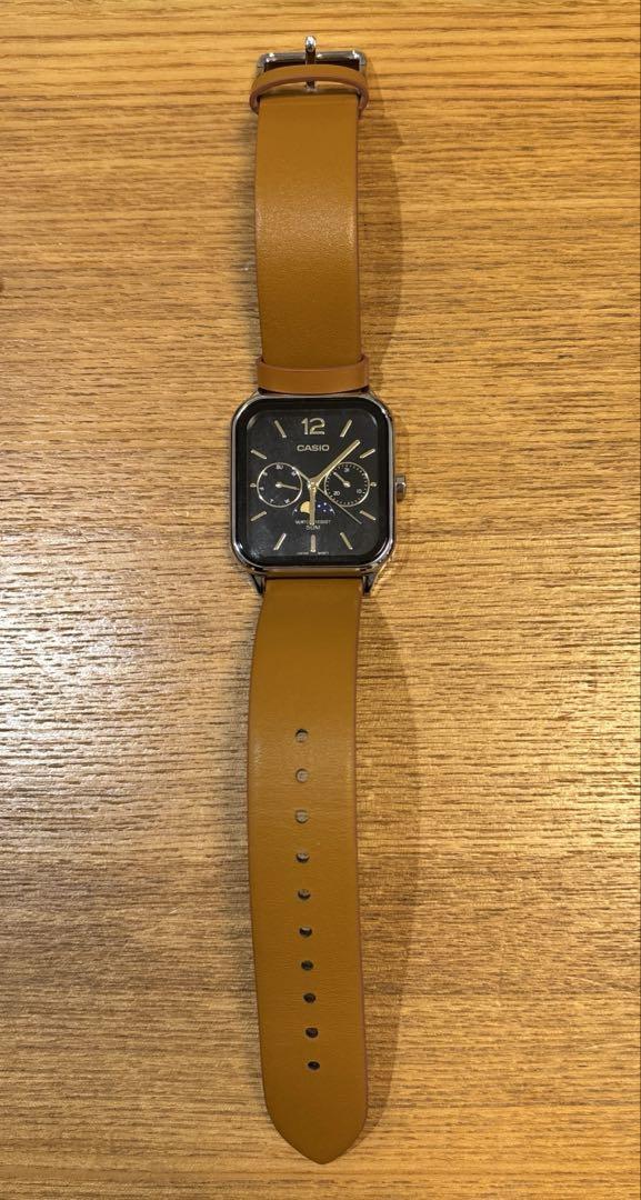 Almost New Operating CASIO Moonphase MTP-M305L-1AV CASIO