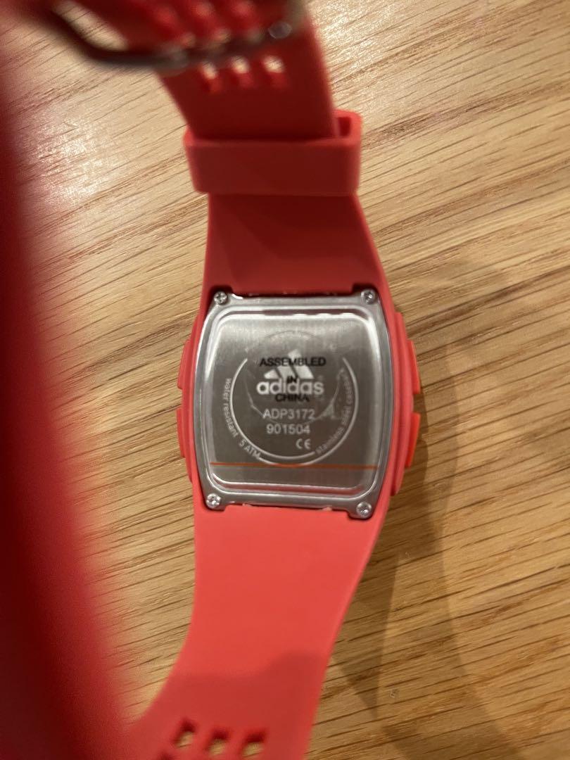 adidas ADP3172 Digital Watch Red Adidas