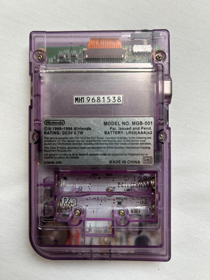 Rare Clear Purple Game Boy Pocket MGB-001
