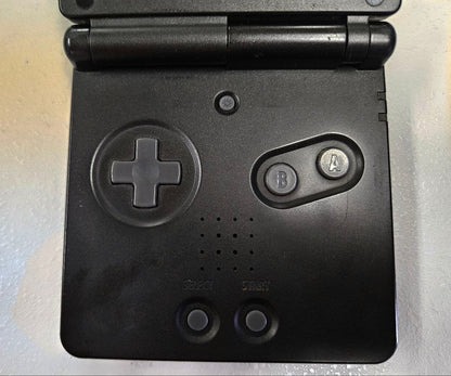 Game Boy Advance SP Black + Charger + Super Mario Advance 4