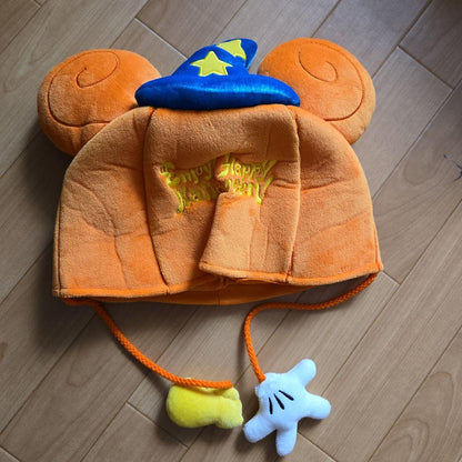 Tokyo Disney Resort Mickey Mouse Cap Pumpkin Halloween Hat