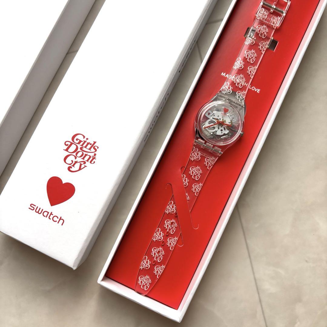 New Unworn Swatch Verdy Girls Don't Cry Watch Limited Edition
