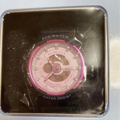 New Kuromi Watch with 2-3 Bonus Items, Overseas Limited Edition, Analog-Digital Dual Display
