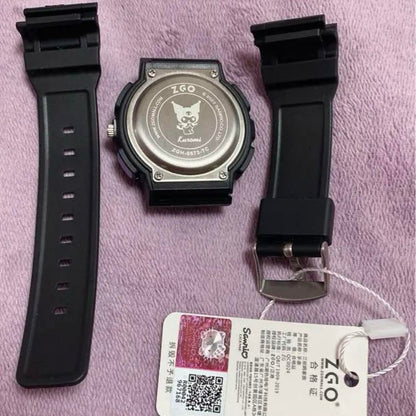 New Kuromi Watch with 2-3 Bonus Items, Overseas Limited Edition, Analog-Digital Dual Display