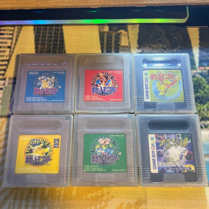 Pokémon Red Blue Green Yellow Gold Card Set