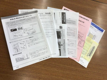 Toyota Aqua User Manual Navigation Lock Bolt 2014