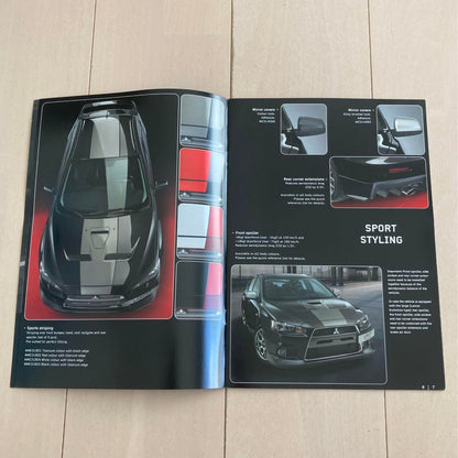 Rarity European Version Lancer Evolution X Accessory Catalog