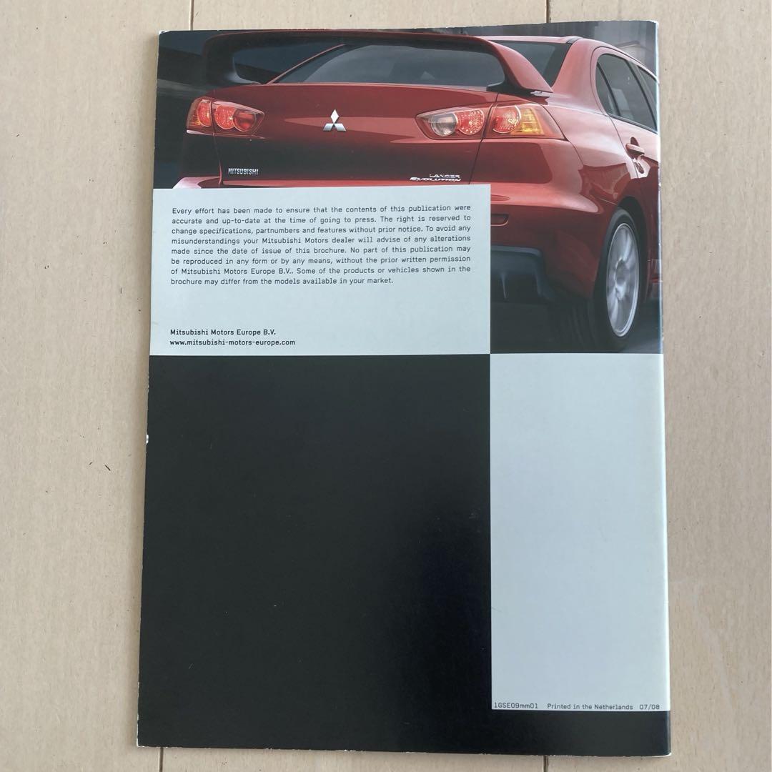 Rarity European Version Lancer Evolution X Accessory Catalog