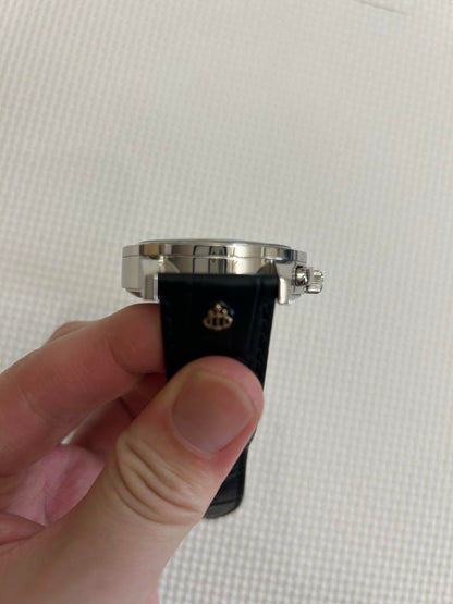 LOBOR Moon Face Automatic Watch Triple Calendar Skeleton