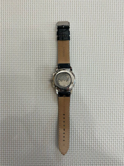 LOBOR Moon Face Automatic Watch Triple Calendar Skeleton