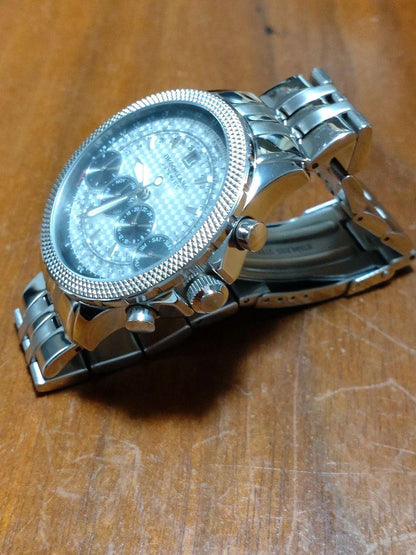 Brookiana Men's Automatic Winding 4-Link Chronograph